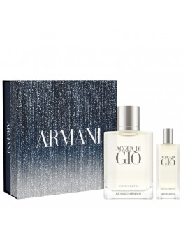 COFFRET ARMANI ACQUA DI GIO POUR HOMME EDT 100 ml RECARREGÁVEL