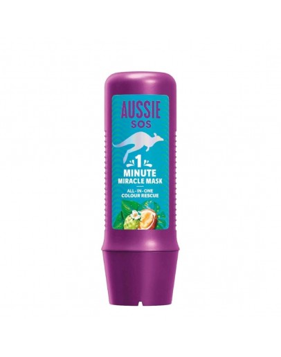 Aussie SOS 1 MINUTE MIRACLE MASK All-in-One Colour Rescue 250 ml