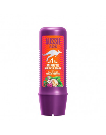 Aussie SOS 1 MINUTE MIRACLE MASK All-in-One Repair Rescue 250 ml