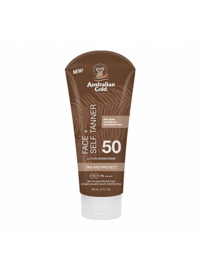 Australian Gold Face + Self Tanner Lotion Sunscreen SPF50 88 ml