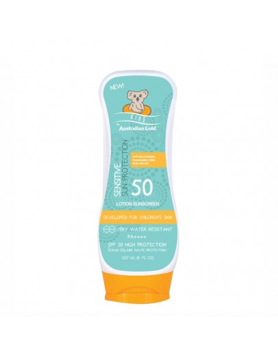 Australian Gold Kids Sensitive Sun Protection Lotion Sunscreen SPF50 237 ml