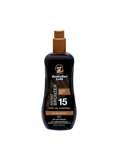 Australian Gold Instant Bronzer Spray Gel Sunscreen SPF15 237 ml