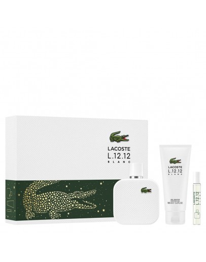 COFFRET LACOSTE EAU DE LACOSTE L.12.12 BLANC EDT 100 ml