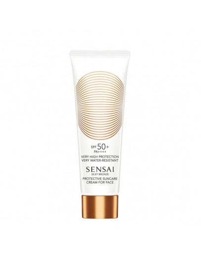 Sensai Silky Bronze Cellular Protective Suncare Cream for Face SPF50+ 50 ml